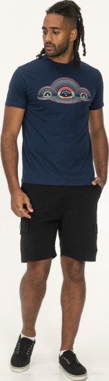 D555 Cheltenham Record With Reflection Printed T-shirt French Navy - Magliette - Magliette Uomo Taglie Forti