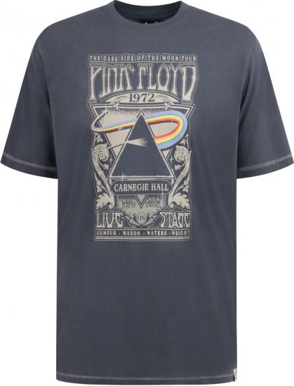 D555 HANLEY Official Pink Floyd Crew Neck T-Shirt Dark Grey TALL SIZES - ABBIGLIAMENTO UOMO MT-6XLT - Taglie Tall Uomo