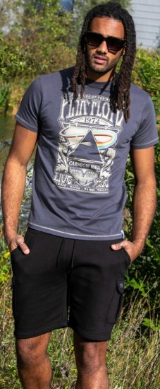 D555 HANLEY Official Pink Floyd Crew Neck T-Shirt Dark Grey - Magliette - Magliette Uomo Taglie Forti