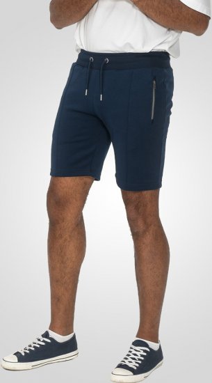 D555 Spalding Elasticated Waist Interlock Shorts Navy - Pantaloni & pantaloncini tuta - Pantaloni Tuta Uomo Taglie Forti