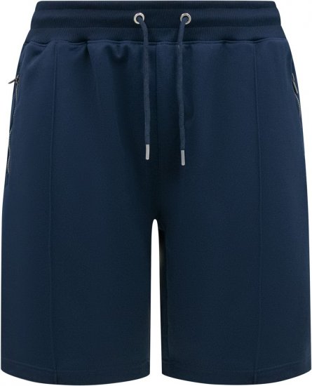 D555 Spalding Elasticated Waist Interlock Shorts Navy - Pantaloni & pantaloncini tuta - Pantaloni Tuta Uomo Taglie Forti