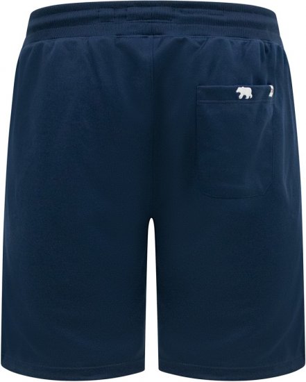 D555 Spalding Elasticated Waist Interlock Shorts Navy - Pantaloni & pantaloncini tuta - Pantaloni Tuta Uomo Taglie Forti