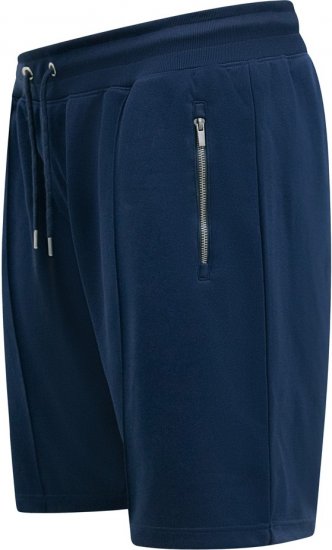 D555 Spalding Elasticated Waist Interlock Shorts Navy - Pantaloni & pantaloncini tuta - Pantaloni Tuta Uomo Taglie Forti