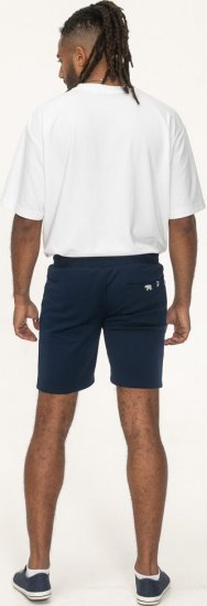 D555 Spalding Elasticated Waist Interlock Shorts Navy - Pantaloni & pantaloncini tuta - Pantaloni Tuta Uomo Taglie Forti