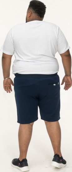 D555 Spalding Elasticated Waist Interlock Shorts Navy - Pantaloni & pantaloncini tuta - Pantaloni Tuta Uomo Taglie Forti