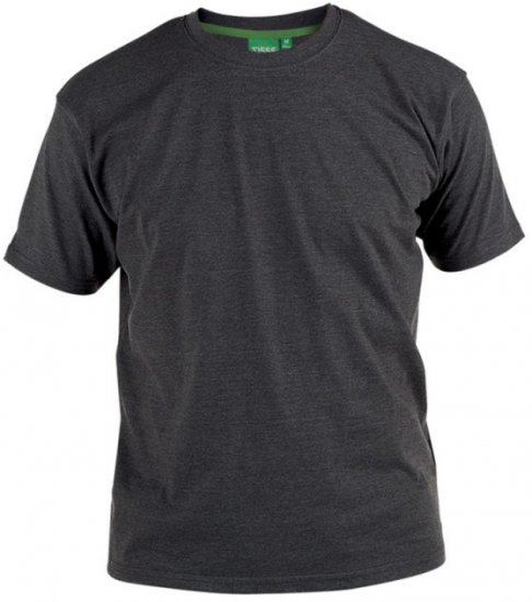 D555 Flyers Crew Neck T-shirt Charcoal - Magliette - Magliette Uomo Taglie Forti