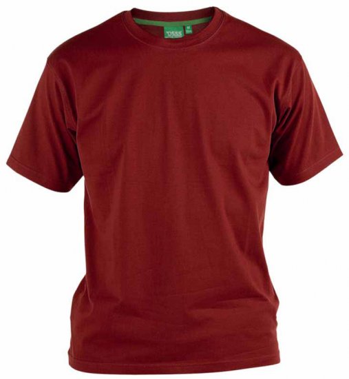D555 Flyers Crew Neck T-shirt Red - Magliette - Magliette Uomo Taglie Forti