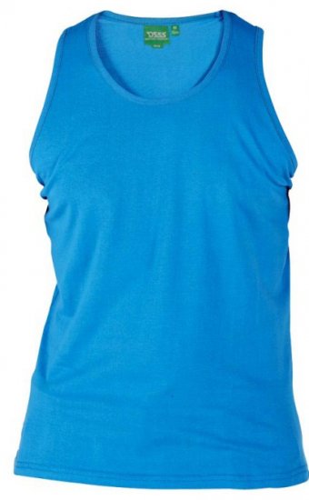 D555 Fabio Tanktop Blue - Magliette - Magliette Uomo Taglie Forti