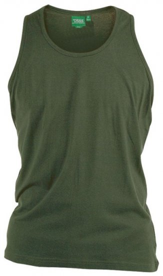 D555 Fabio Tanktop Khaki - Magliette - Magliette Uomo Taglie Forti