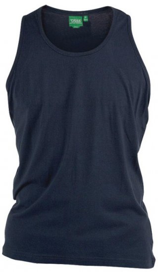 D555 Fabio Tanktop Navy - Magliette - Magliette Uomo Taglie Forti