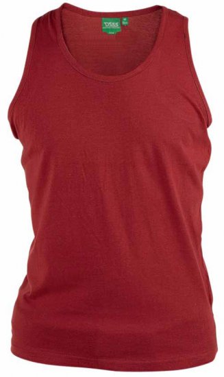 D555 Fabio Tanktop Red - Magliette - Magliette Uomo Taglie Forti