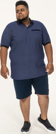 D555 Newcastle Polo Shirt Grey - Polo - Polo Uomo Taglie Forti