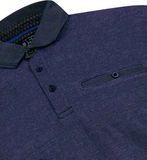 D555 Newcastle Polo Shirt Grey - Polo - Polo Uomo Taglie Forti