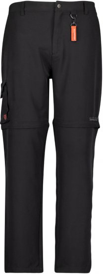 Adamo Tobias Outdoor Zipp-off Pants Black - Abbigliamento sportivo & Outdoor - Abbigliamento Sportivo Uomo Taglie Forti