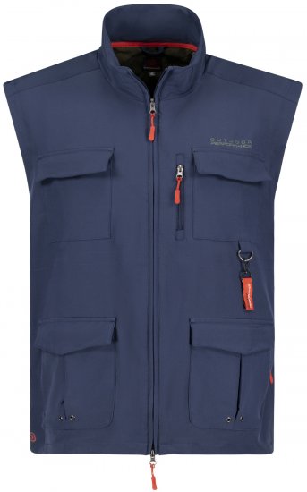 Adamo Tommy Outdoor Vest Navy - Abbigliamento sportivo & Outdoor - Abbigliamento Sportivo Uomo Taglie Forti