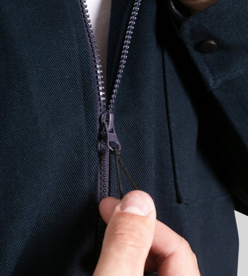 D555 Cleveley Long Sleeve Heavy Shacket Overshirt Navy - Camicie - Camicie Taglie Forti Uomo