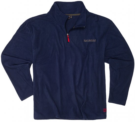 Adamo Vancouver Fleece Sweater Navy - Abbigliamento sportivo & Outdoor - Abbigliamento Sportivo Uomo Taglie Forti