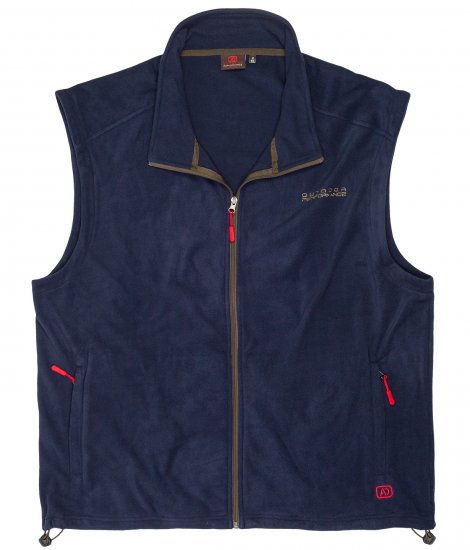 Adamo Montreal Fleece Vest Navy - Abbigliamento sportivo & Outdoor - Abbigliamento Sportivo Uomo Taglie Forti