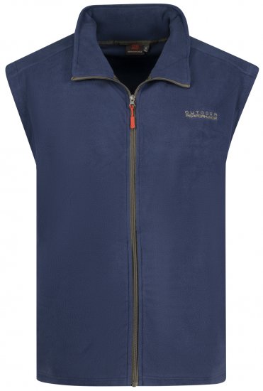 Adamo Montreal Fleece Vest Navy - Abbigliamento sportivo & Outdoor - Abbigliamento Sportivo Uomo Taglie Forti