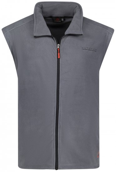 Adamo Montreal Fleece Vest Grey - Abbigliamento sportivo & Outdoor - Abbigliamento Sportivo Uomo Taglie Forti