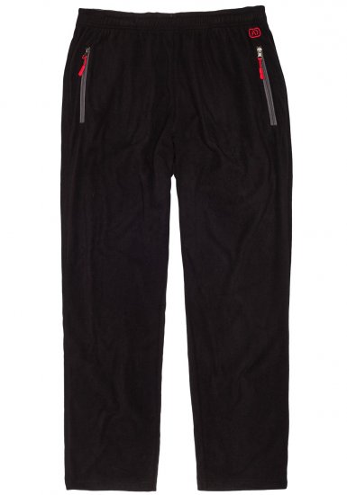 Adamo Ottawa Fleece Pants Black - Abbigliamento sportivo & Outdoor - Abbigliamento Sportivo Uomo Taglie Forti