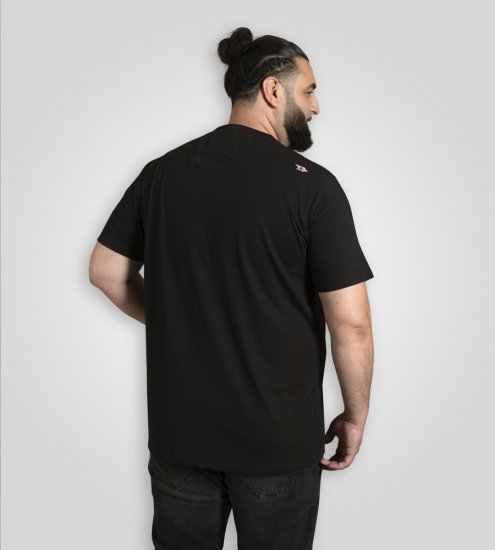 D555 Ginza Tokyo with Dragon Crew Neck T-shirt Black - Magliette - Magliette Uomo Taglie Forti