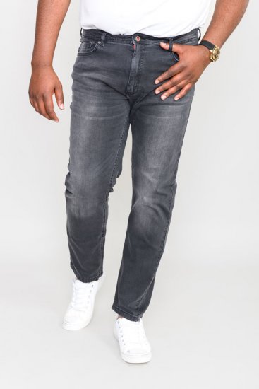 D555 Benson Tapered Fit Stretch Jeans Stonewash - Jeans & pantaloni - Jeans & Pantaloni Uomo Taglie Forti