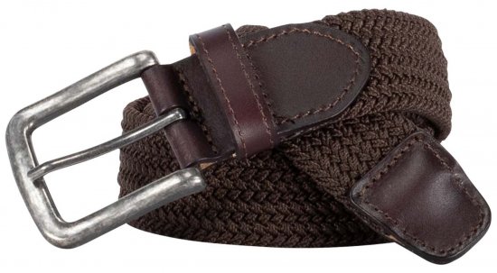 Adamo 180910 Cintura elastica Marrone - Cinture - Cintura Uomo Taglie Forti