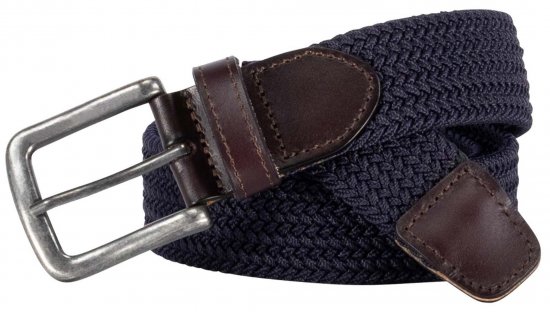 Adamo 180910 Cintura elastica Blu scuro - Cinture - Cintura Uomo Taglie Forti