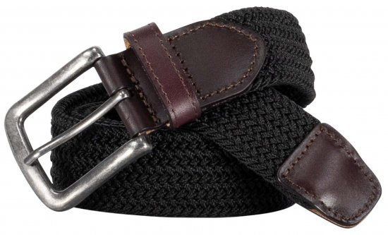 Adamo 180910 Cintura elastica Nero - Cinture - Cintura Uomo Taglie Forti