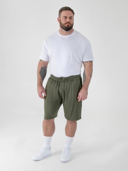 D555 Mitchell 1 Shorts Elasticizzati Con Vita Elasticizzata Khaki - Pantaloni & pantaloncini tuta - Pantaloni Tuta Uomo Taglie Forti