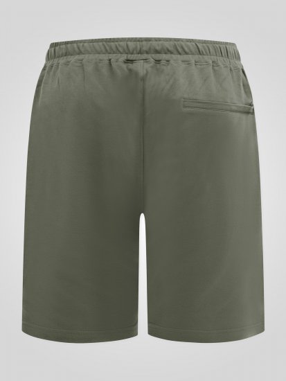 D555 Mitchell 1 Shorts Elasticizzati Con Vita Elasticizzata Khaki - Pantaloni & pantaloncini tuta - Pantaloni Tuta Uomo Taglie Forti