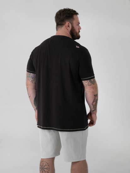 D555 Macfarlan Gorilla Playing Guitar T-shirt Con Stampa Nera - Tutti i modelli - Taglie Forti Uomo 2XL-14XL