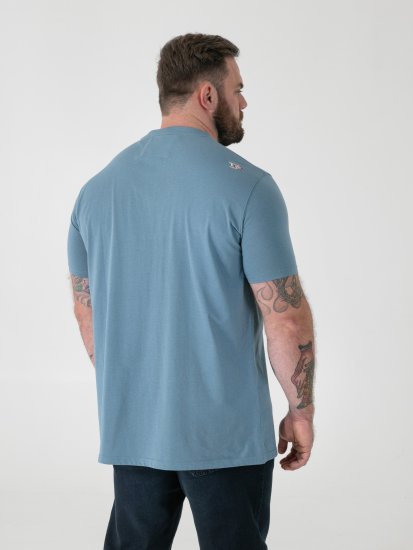 D555 Miller Bearded Skull T-shirt Con Stampa - Magliette - Magliette Uomo Taglie Forti