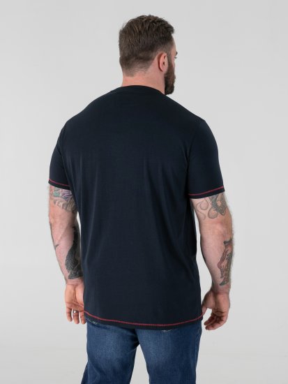 D555 Otto Official Pink Floyd 50th Anniversary T-shirt Con Stampa Blu Navy - Magliette - Magliette Uomo Taglie Forti