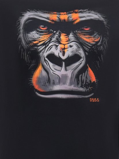 D555 Perkins T-shirt stampata Nero - Magliette - Magliette Uomo Taglie Forti