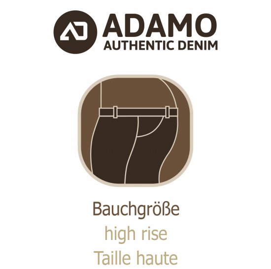 Adamo 5-Pocket High Rise Jeans Dark Navy - Jeans & pantaloni - Jeans & Pantaloni Uomo Taglie Forti