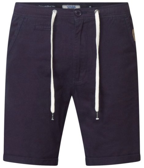 D555 Gareth Drawcord Shorts Navy - Pantaloni & pantaloncini tuta - Pantaloni Tuta Uomo Taglie Forti