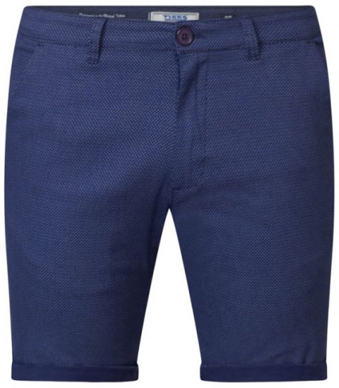 D555 Calvin Stretch Shorts Navy - Shorts - Pantaloncini Uomo Taglie Forti