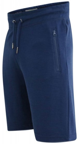 D555 Jackie Ribbed Jersey Shorts Navy - Pantaloni & pantaloncini tuta - Pantaloni Tuta Uomo Taglie Forti