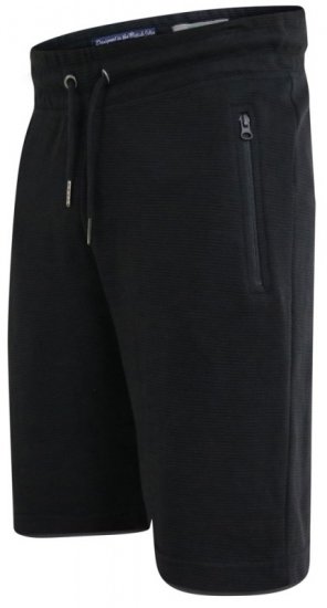D555 Jackie Ribbed Jersey Shorts Black - Pantaloni & pantaloncini tuta - Pantaloni Tuta Uomo Taglie Forti