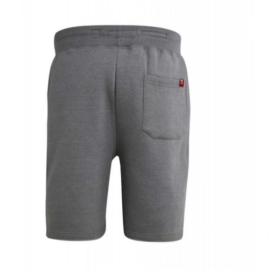 D555 Lindon Jersey Shorts Grey - Pantaloni & pantaloncini tuta - Pantaloni Tuta Uomo Taglie Forti