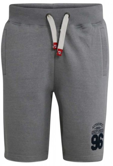 D555 Lindon Jersey Shorts Grey - Pantaloni & pantaloncini tuta - Pantaloni Tuta Uomo Taglie Forti