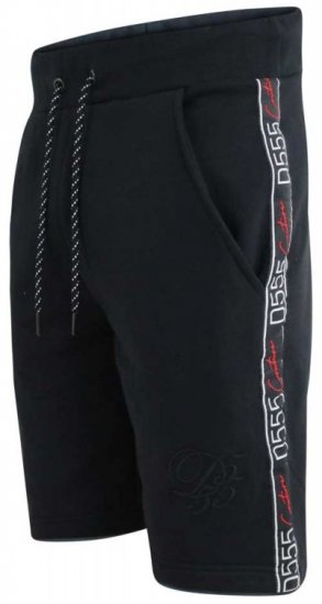 D555 Burlington Couture Jersey Shorts Black - Pantaloni & pantaloncini tuta - Pantaloni Tuta Uomo Taglie Forti