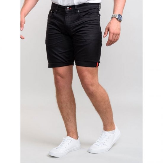 D555 Gilbert Stretch Shorts Black - Shorts - Pantaloncini Uomo Taglie Forti