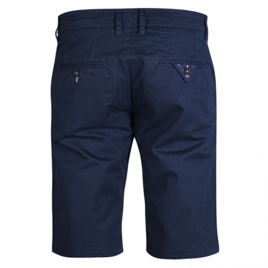 D555 Lopez Stretch Shorts Navy - Shorts - Pantaloncini Uomo Taglie Forti