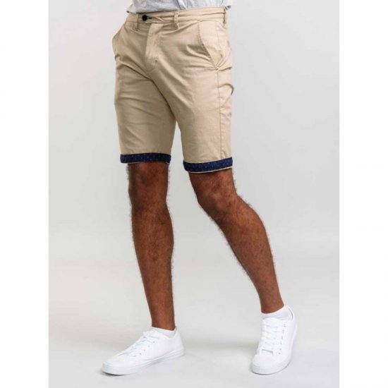 D555 Lopes Stretch Short Stone - Shorts - Pantaloncini Uomo Taglie Forti