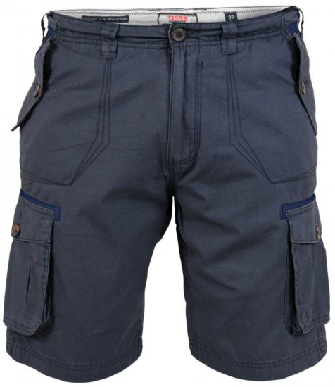 D555 Invicta Cotton Cargo Shorts - Shorts - Pantaloncini Uomo Taglie Forti