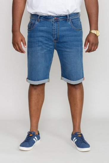 D555 BROXBOURNE Denim Shorts - Shorts - Pantaloncini Uomo Taglie Forti