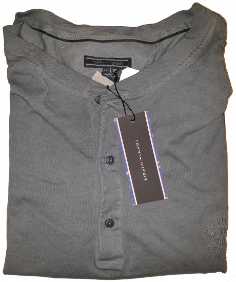 Tommy Hilfiger Long Sleeve Henley Grey - La folle offerta di aprile di Motley - 